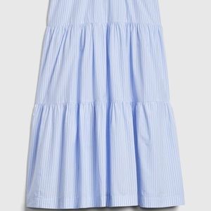 Gap long maxi-skirt blue and white stripe